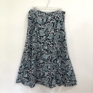 Croft & Barrow A-line Midi Skirt